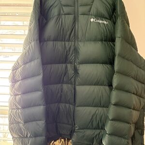 Columbia Green Puffer Jacket